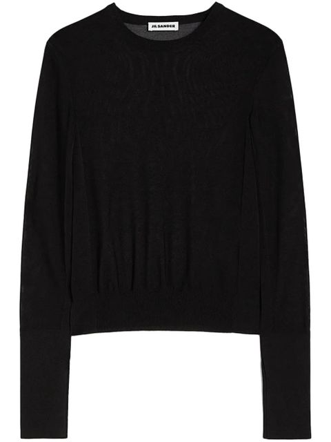 Jil Sander crew-neck jumper - Black - zdjęcie produktu nr 1