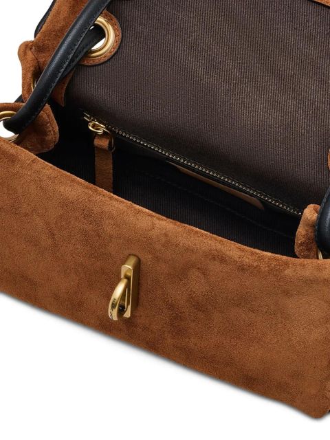 Marc Jacobs small suede shoulder bag - Brown