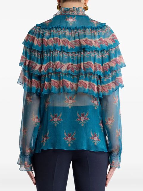 ETRO silk blouse - Blue