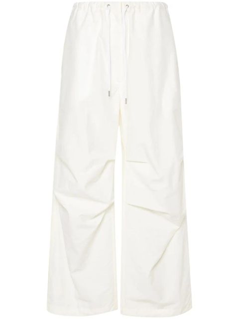Acne Studios drawstring wide-leg trousers - White - zdjęcie produktu nr 1
