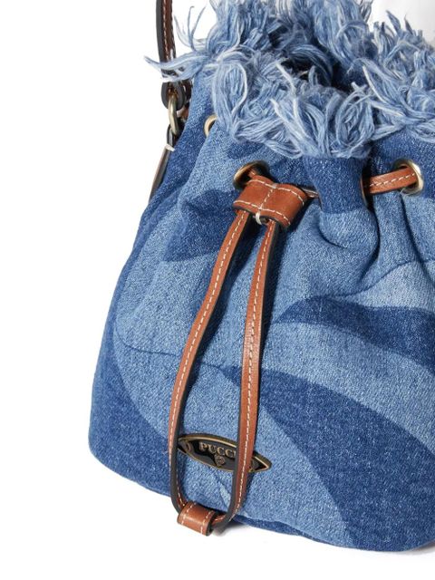 PUCCI Yummy bucket bag - Blue - zdjęcie produktu nr 2