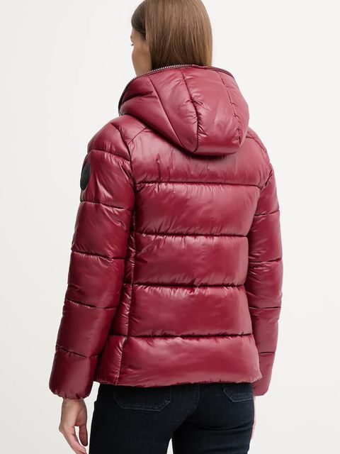 Save The Duck kurtka LOIS kolor bordowy zimowa D38090W.LOVE21 - zdjęcie produktu nr 2
