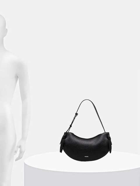 Yuzefi torebka skórzana FORTUNE COOKIE kolor czarny YUZCO-HB-FC-L034