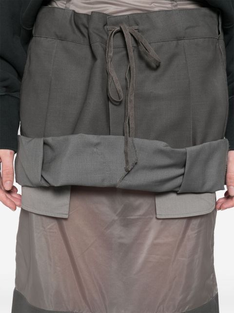 Maison Margiela layered midi skirt - Grey - zdjęcie produktu nr 2