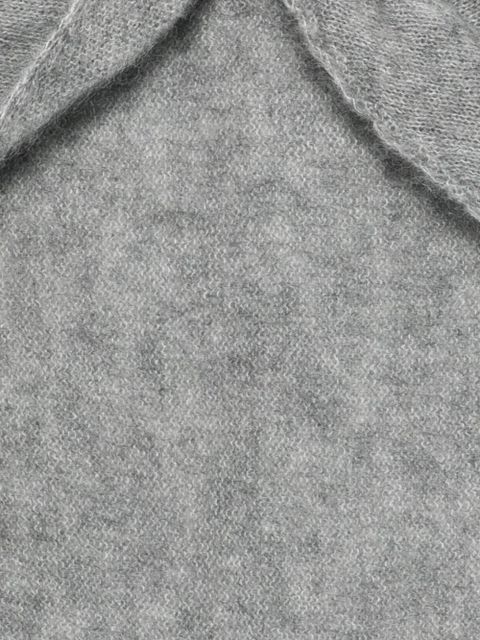 SOLOTRE ring-embellished scarf - Grey - zdjęcie produktu nr 2