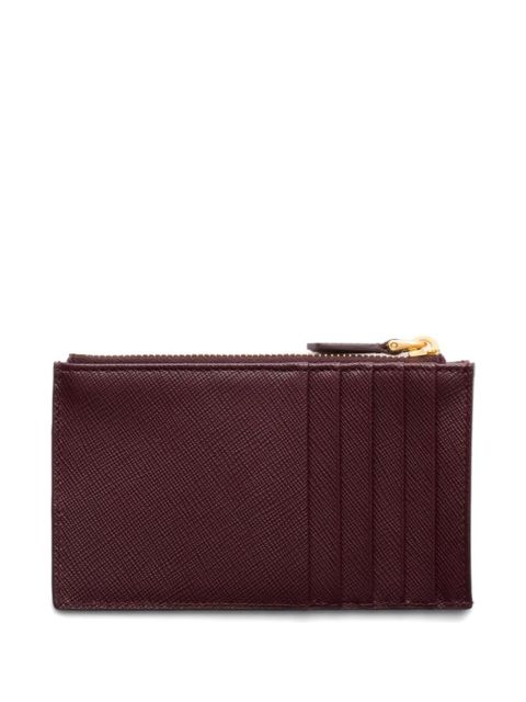 Prada Saffiano leather cardholder - Red - zdjęcie produktu nr 2