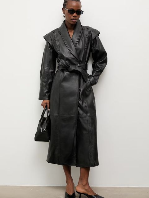 Answear.LAB płaszcz skórzany LILLIAN - zdjęcie produktu nr 1