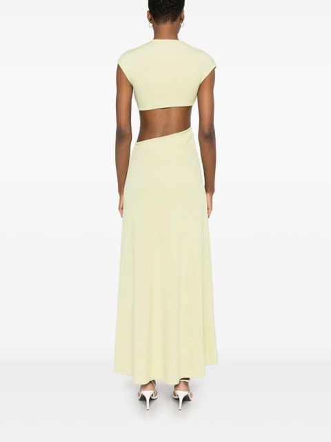 Christopher Esber S-buckle maxi dress - Green