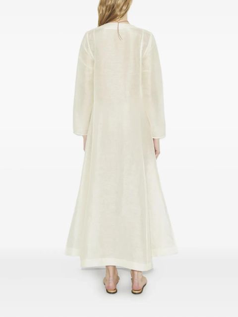 Tory Burch panelled caftan - Neutrals