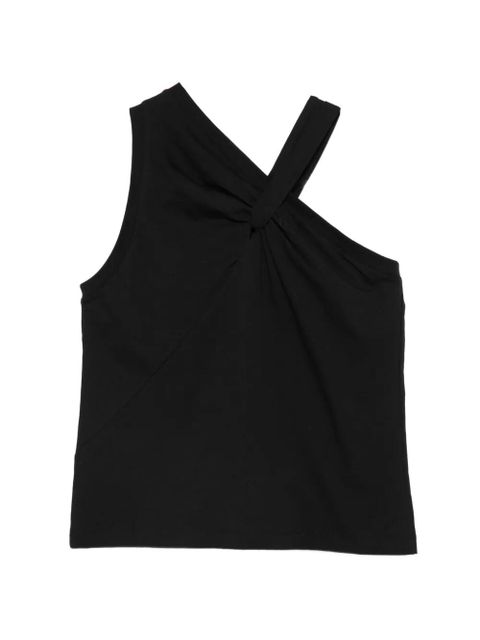 SOLOTRE twisted-strap top - Black - zdjęcie produktu nr 2