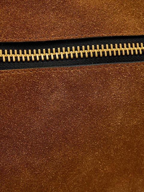 AllSaints torebka zamszowa