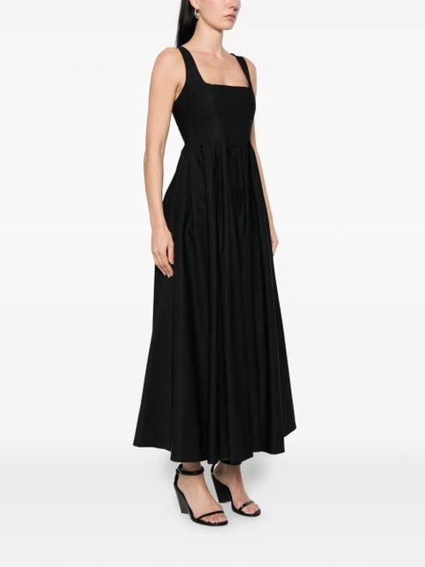 Sportmax square-neck maxi dress - Black
