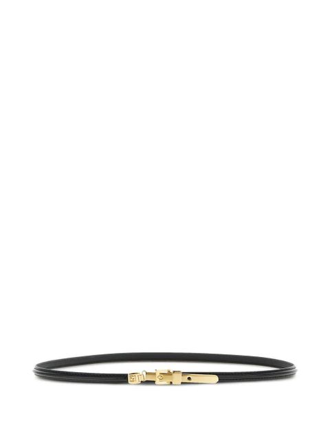 FENDI FF engraved metal loop belt - Black - zdjęcie produktu nr 1