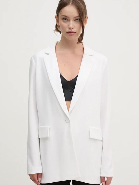 Joseph Ribkoff marynarka kolor beżowy jednorzędowa gładka 231064 - zdjęcie produktu nr 1