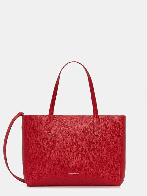 Marc O'Polo torebka skórzana kolor czerwony 5000009143 - zdjęcie produktu nr 1