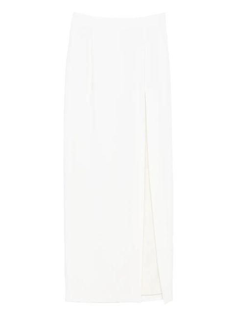 Alessandra Rich split-front midi skirt - White - zdjęcie produktu nr 1