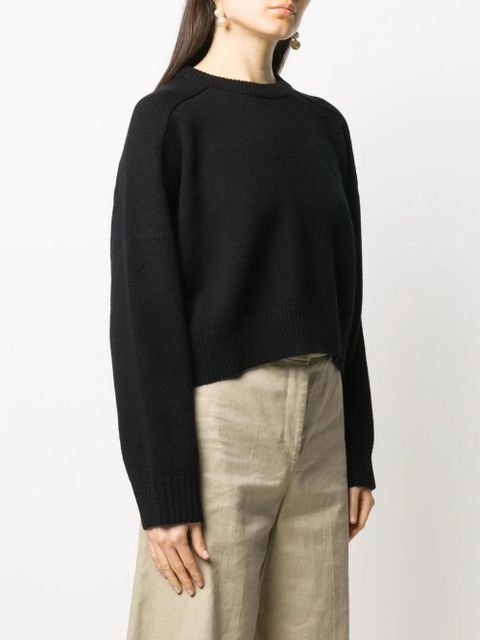 LouLou de Saison cropped knit jumper - Black - zdjęcie produktu nr 2