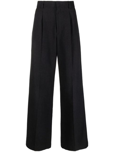 ISABEL MARANT high-waisted wide-leg trousers - Blue - zdjęcie produktu nr 1