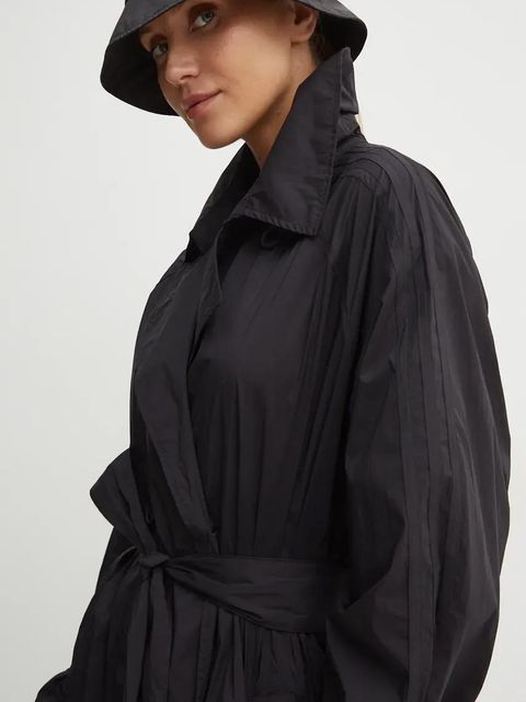 adidas Originals płaszcz x Ksenia Schneider damski kolor czarny przejściowy IW5668 - zdjęcie produktu nr 2