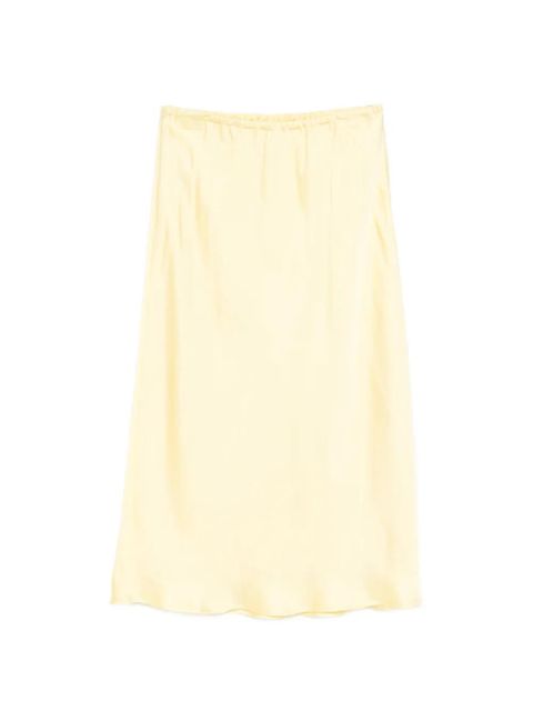 Jil Sander elasticated-waist midi skirt - Yellow - zdjęcie produktu nr 1