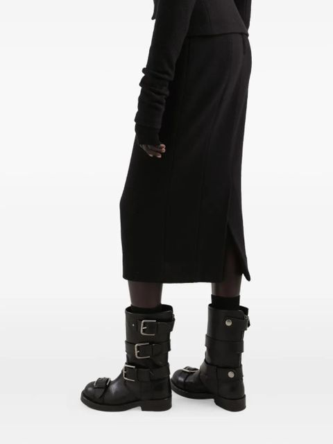 Dolce & Gabbana wool midi skirt - Black