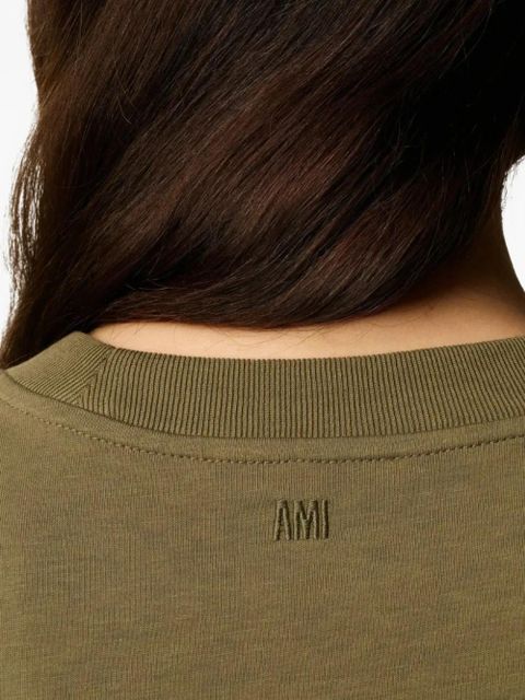 AMI Paris Ami de Coeur cotton T-shirt - Green