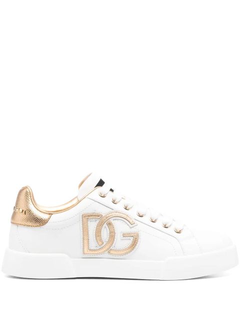 Dolce & Gabbana DG logo-patch sneakers - White - zdjęcie produktu nr 1