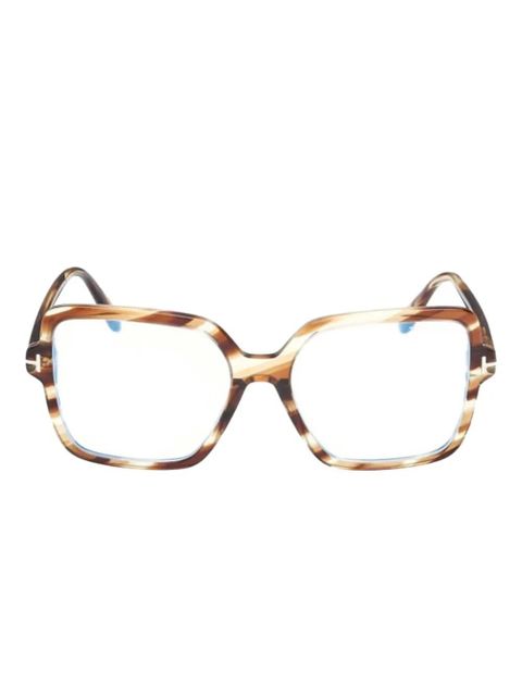 TOM FORD Eyewear square-frame glasses - Brown - zdjęcie produktu nr 1