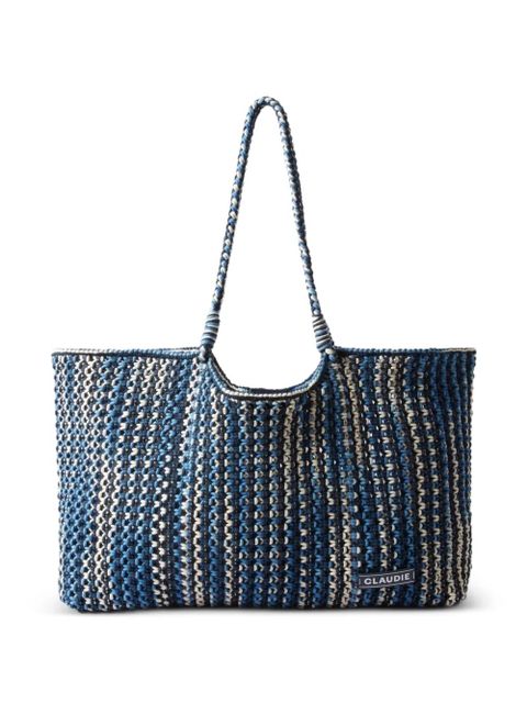 Claudie Pierlot woven handle bag - Blue - zdjęcie produktu nr 1