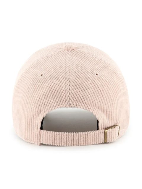 47 brand czapka z daszkiem sztruksowa MLB Los Angeles Dodgers kolor różowy B-THCBR12EWS-PK - zdjęcie produktu nr 2