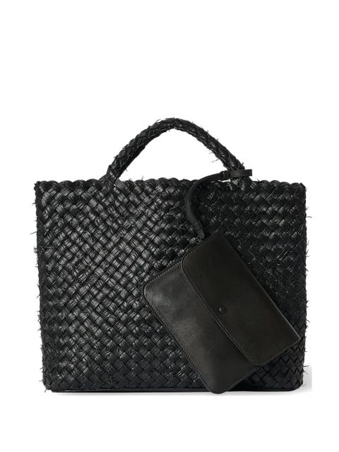 The Row Amber woven leather tote bag - Black - zdjęcie produktu nr 1