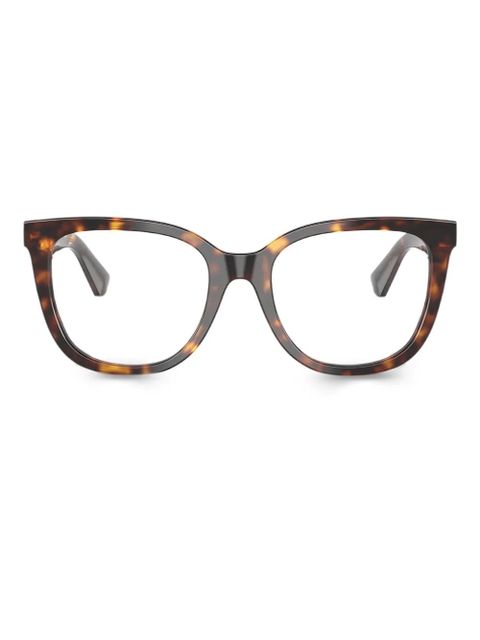 Burberry Eyewear tortoiseshell square glasses - Brown - zdjęcie produktu nr 1