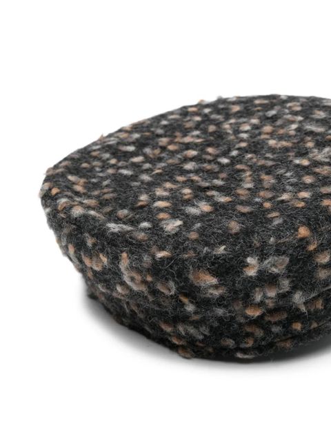Ruslan Baginskiy speckled wool cap - Brown