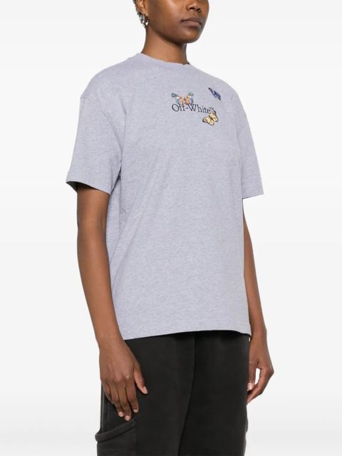 Off-White Bookish Butterfly T-shirt - Grey