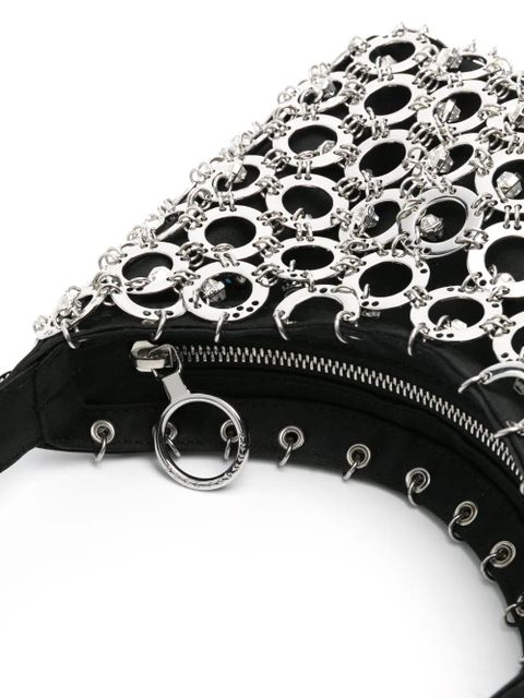 Rabanne Sphere chainmail-embellished shoulder bag - Black