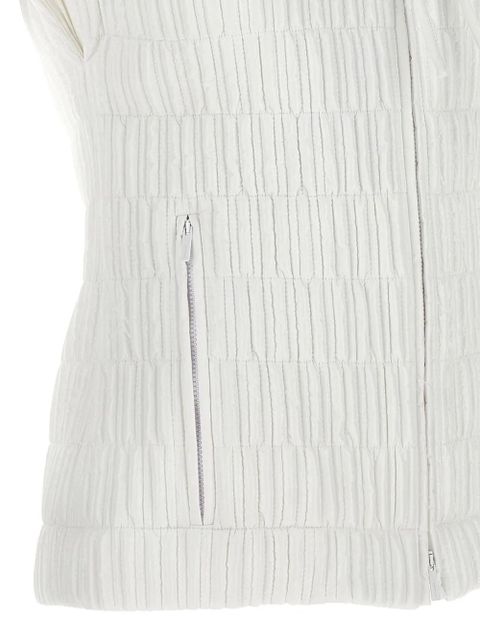 Ferragamo hooded gilet - White