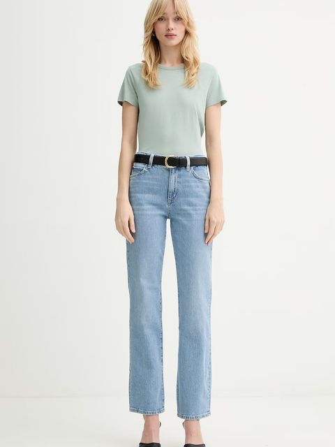 BOSS t-shirt z domieszką jedwabiu Eventsa9 - zdjęcie produktu nr 1