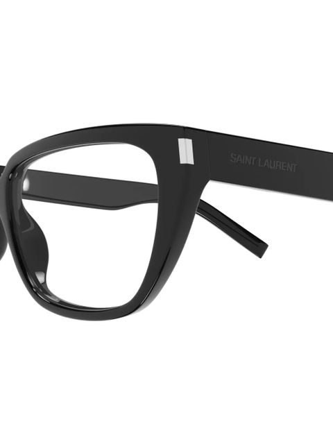 Saint Laurent Eyewear cat-eye frame glasses - Black