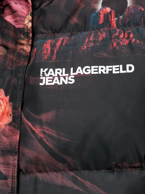 Karl Lagerfeld Jeans kurtka kolor czarny zimowa oversize A4W15025 - zdjęcie produktu nr 2