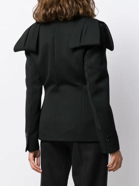 Prada flap detail blazer jacket - Black