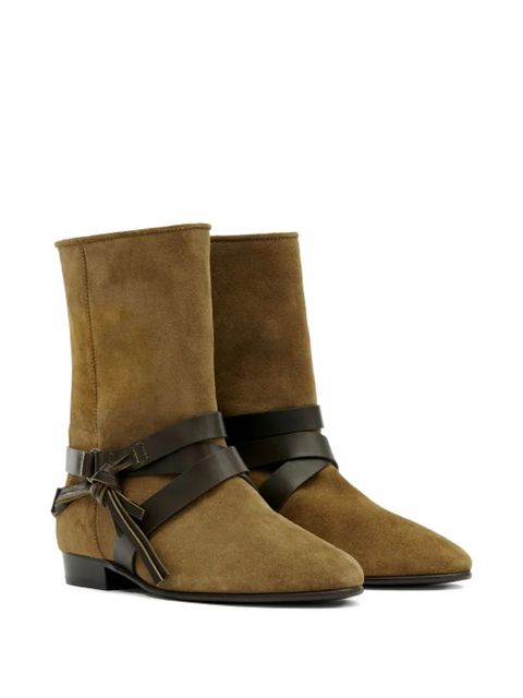 ISABEL MARANT Rejen strap boots - Brown - zdjęcie produktu nr 2