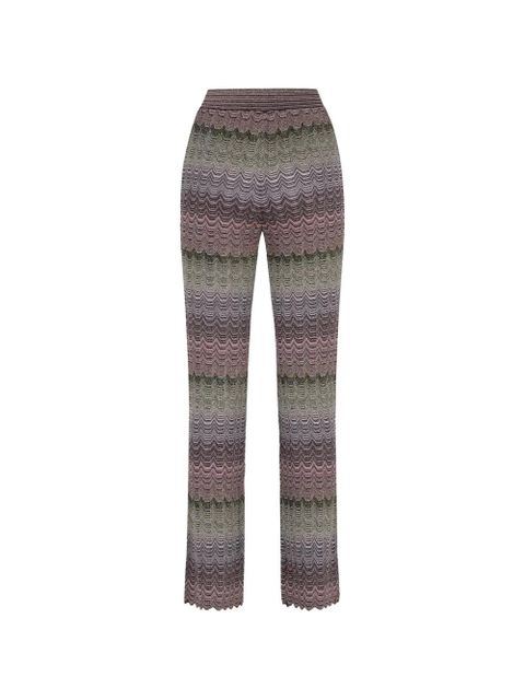 Missoni zig zag-pattern trousers - Black - zdjęcie produktu nr 2