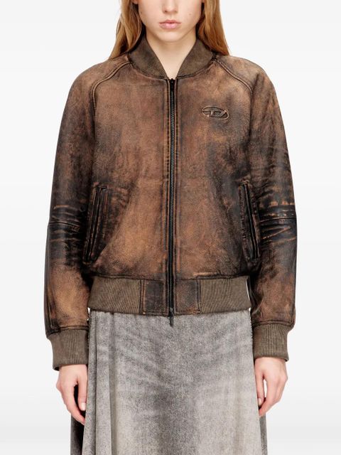 Diesel L-Cobb-Fem bomber jacket - Brown