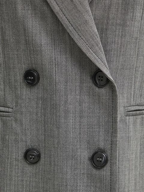 MAX&Co. marynarka kolor szary dwurzędowa 2516151012200