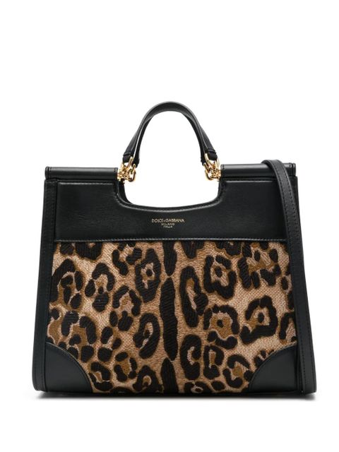 Dolce & Gabbana small Sicily tote bag - Black - zdjęcie produktu nr 1