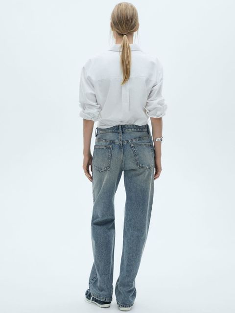 Dżinsy Miami o prostym kroju ze średnim stanem