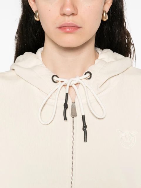 PINKO zip-up hoodie - Neutrals