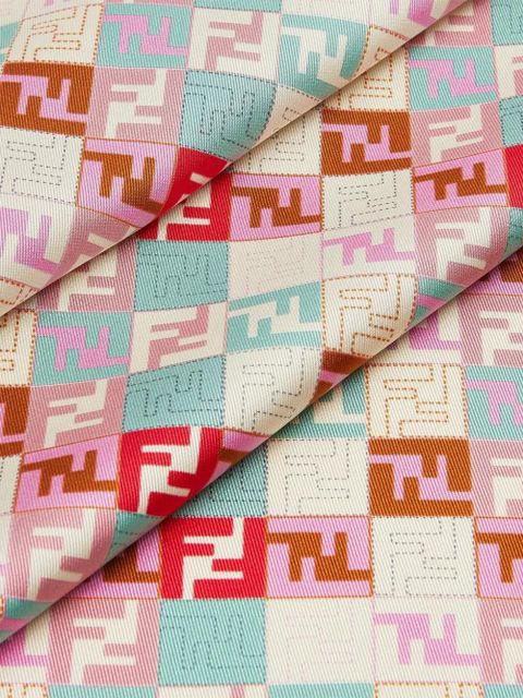 FENDI FF foulard square scarf - Neutrals