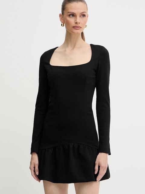 Pinko sukienka kolor czarny mini rozkloszowana 105769 A15M - zdjęcie produktu nr 1