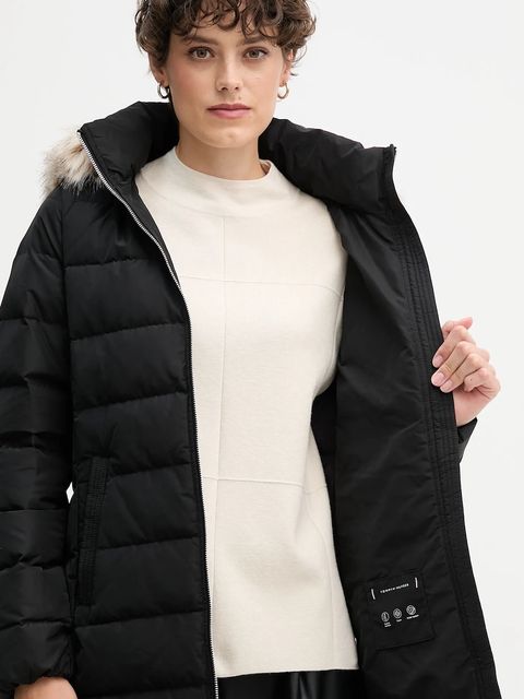 Tommy Hilfiger kurtka puchowa kolor czarny zimowa WW0WW47540